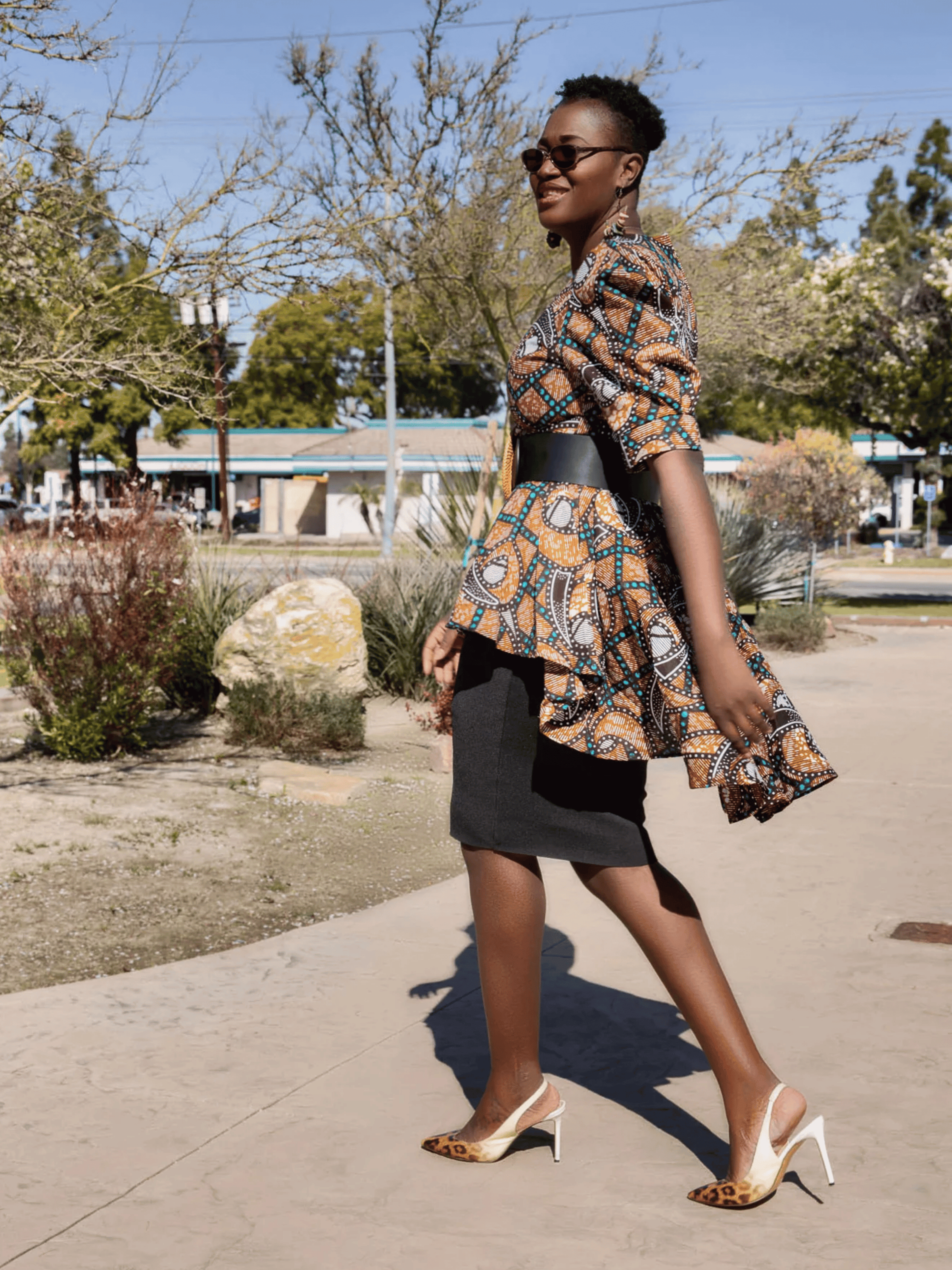 Tygga Peplum Top
