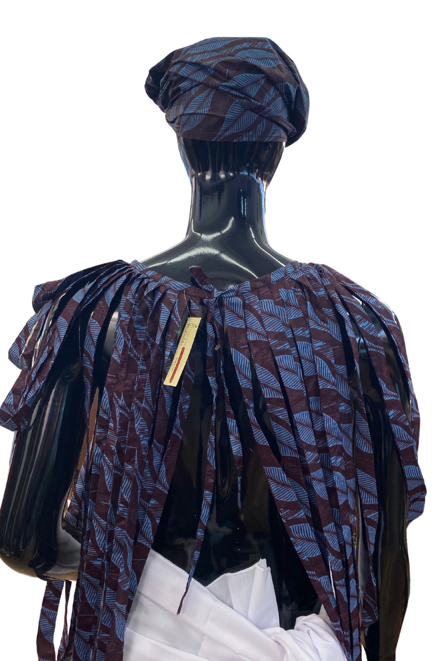 Ankara Neck Piece & Head Wrap Set