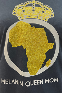 Melanin Queen Mom T-Shirt