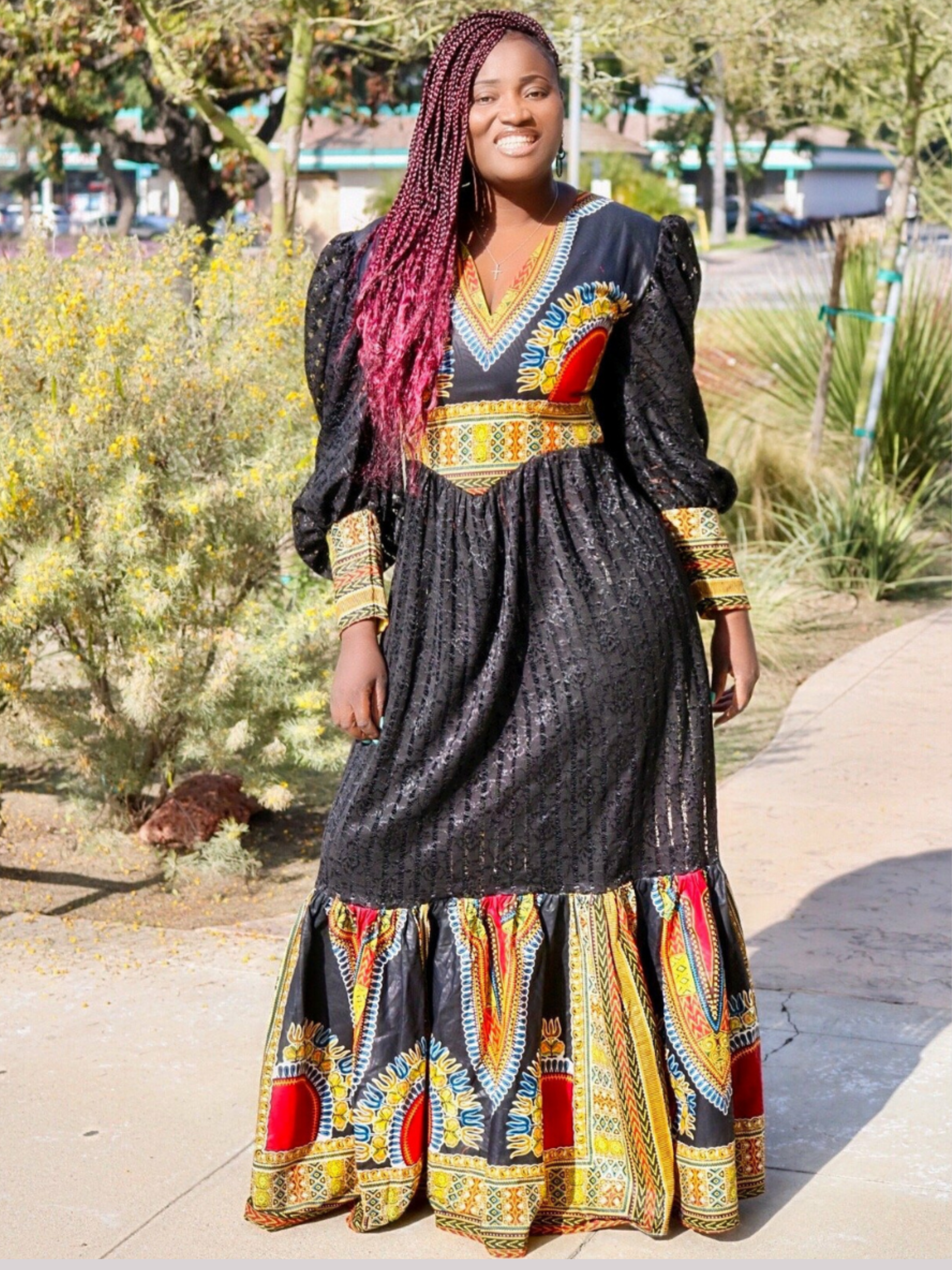 Dashie Black Long Dress