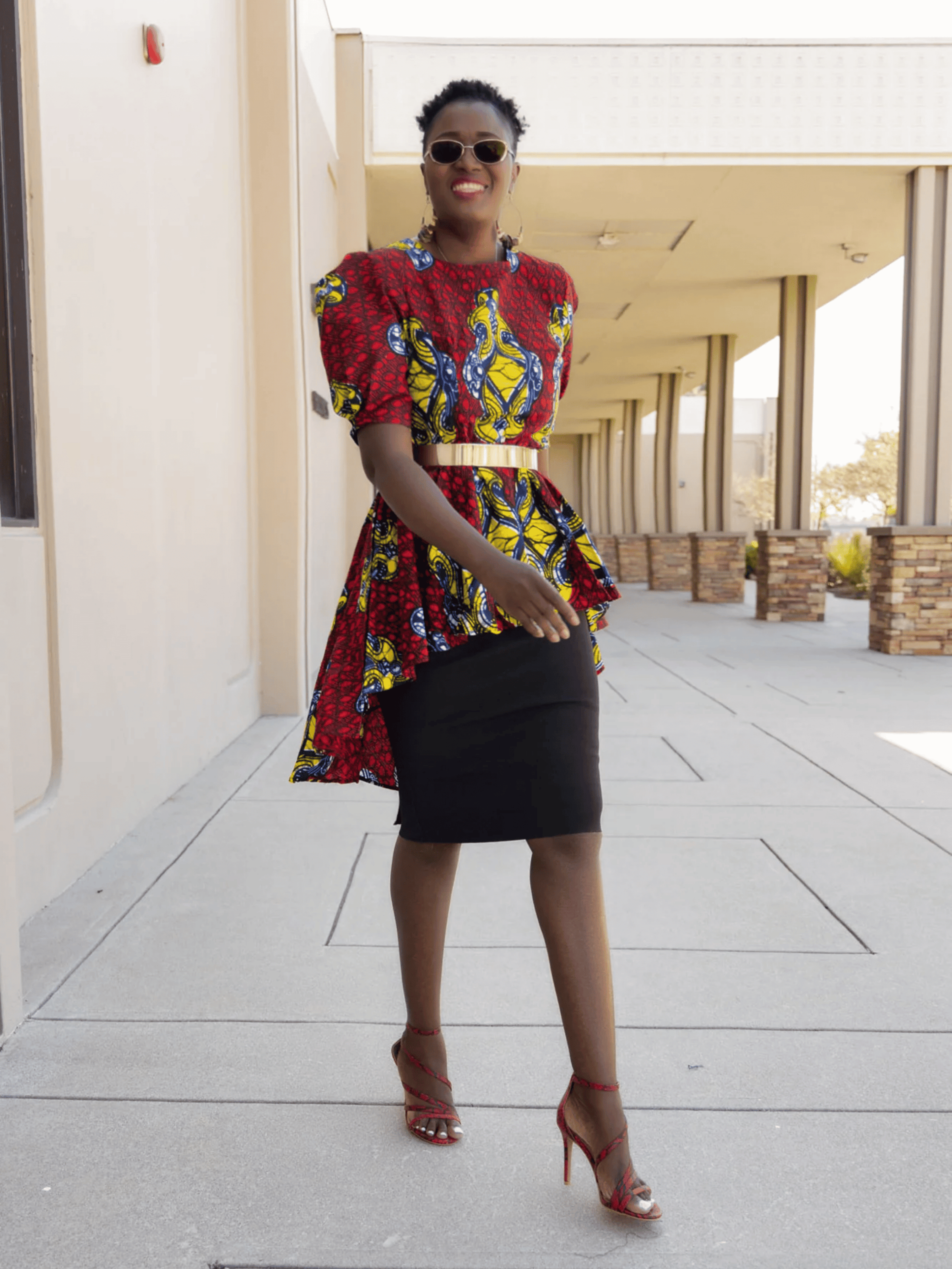 Yaade Peplum Top