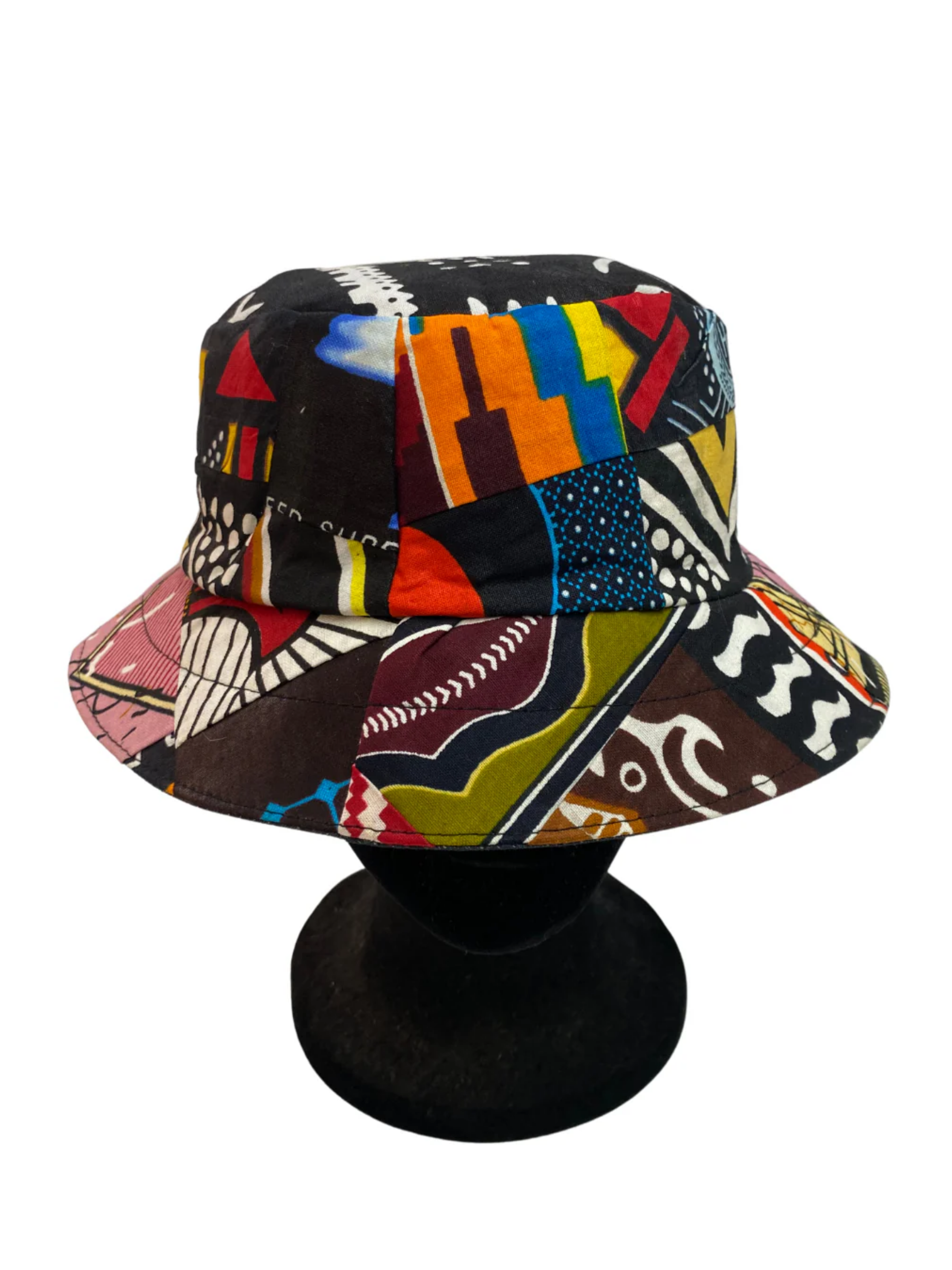 Novo African Patchwork Bucket Hat