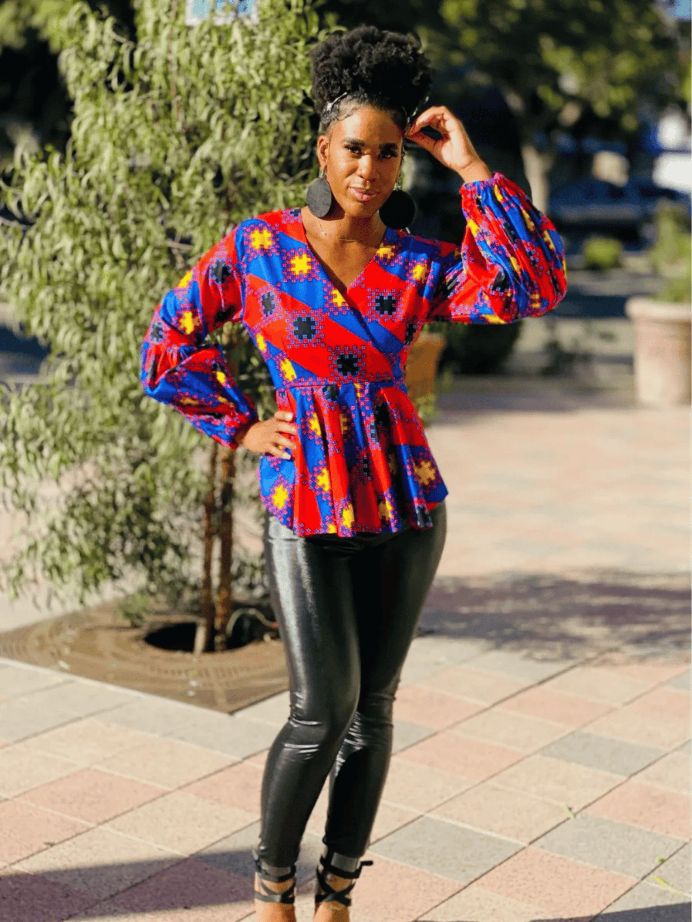 Milika Peplum Top
