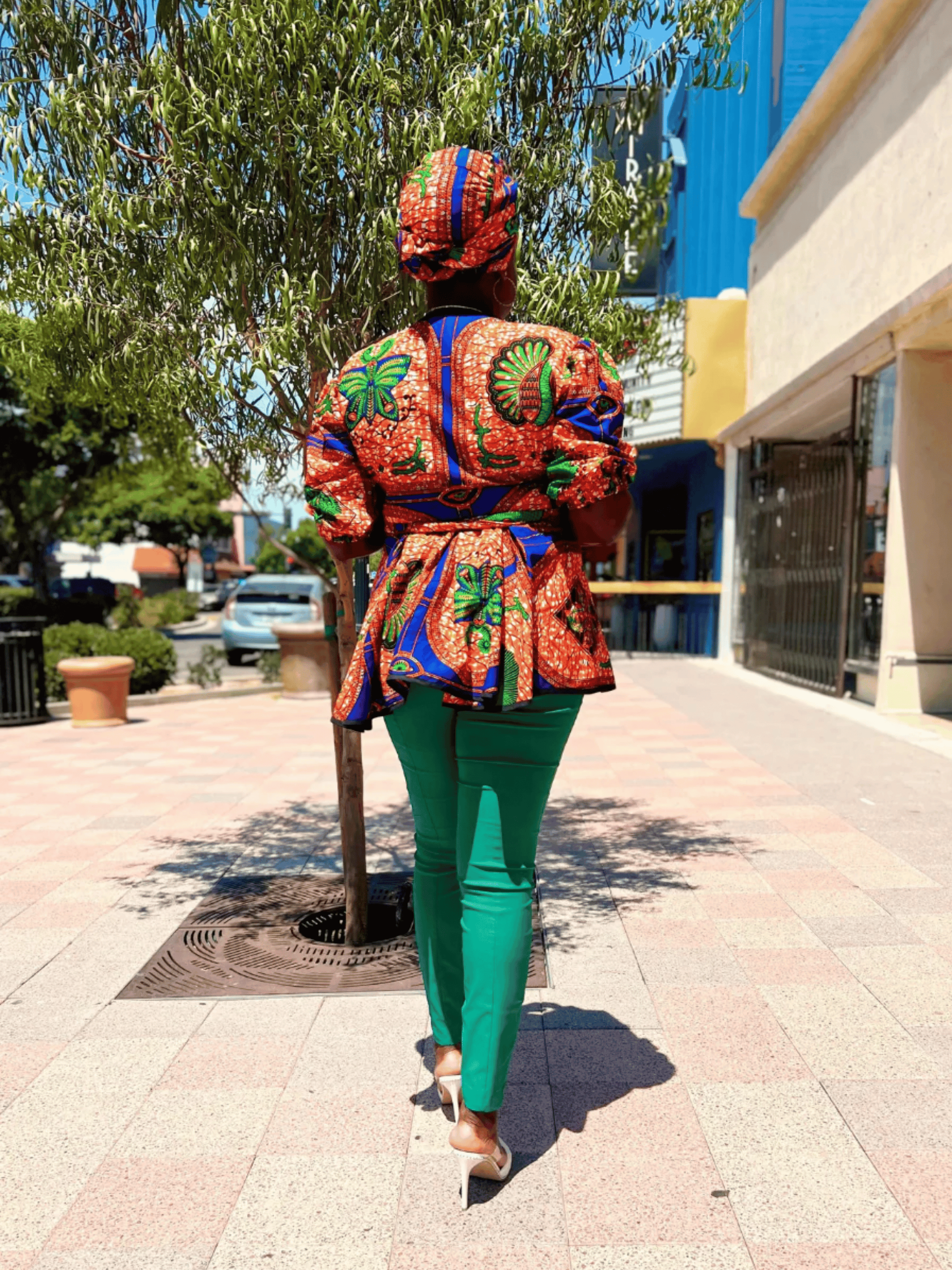 Jara Peplum Top