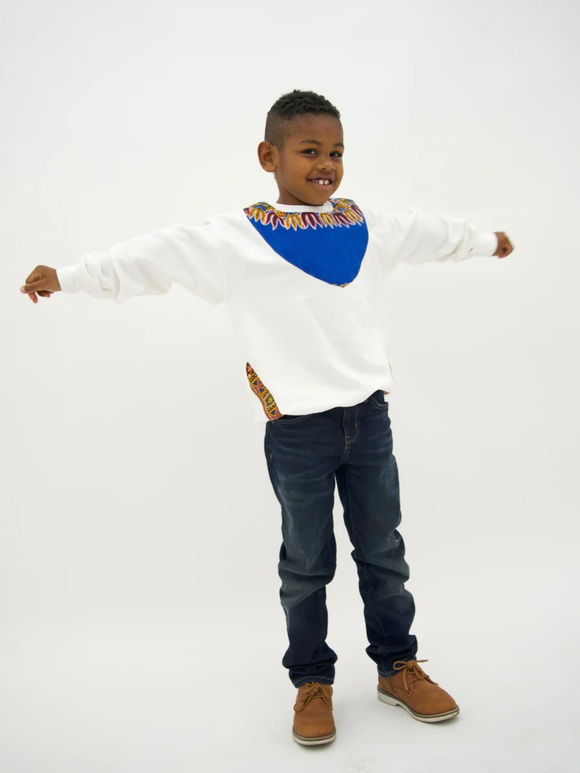 Blanc Unisex Dashiki Sweatshirt