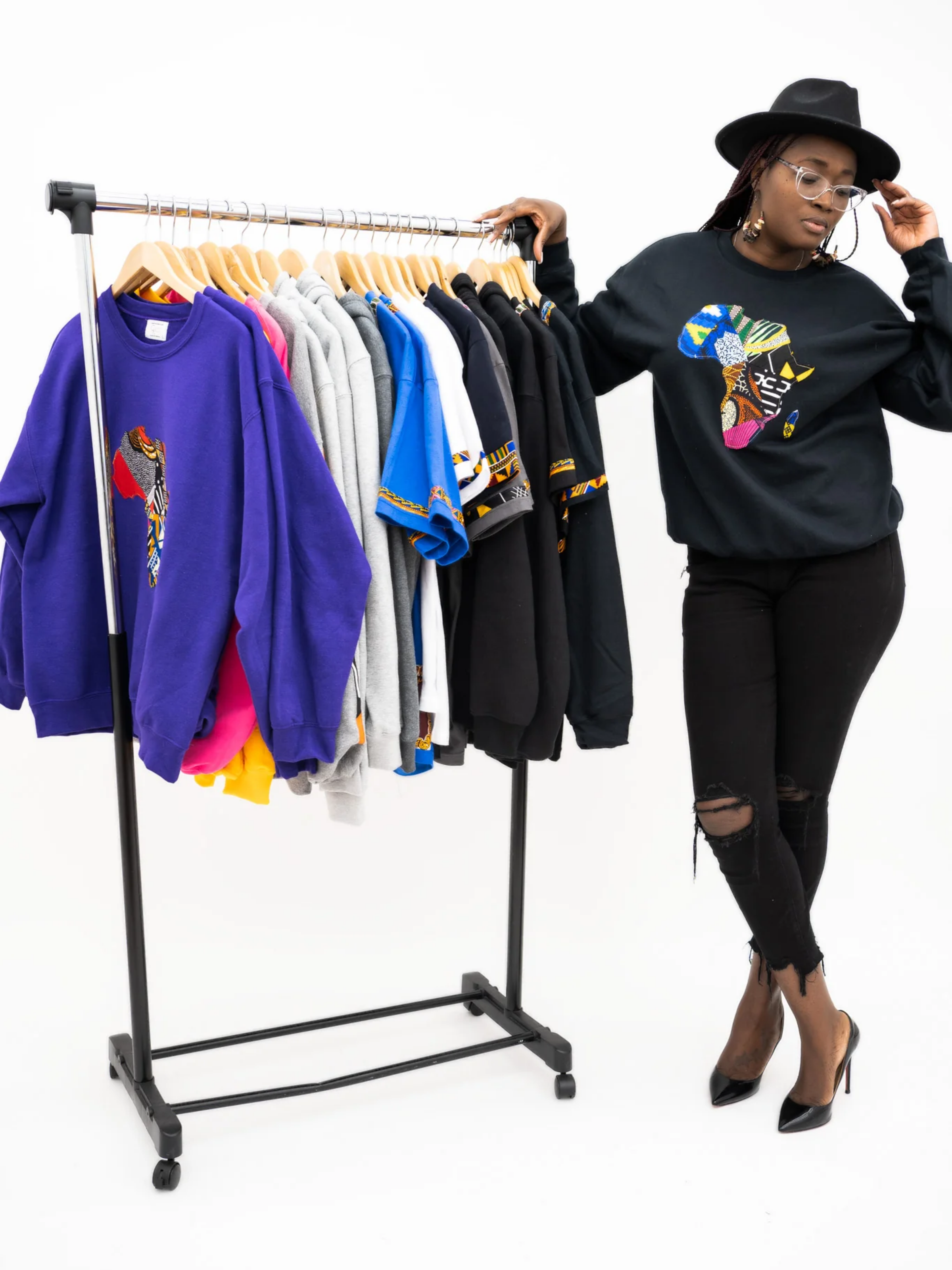 Agonke African Map Sweatshirt