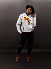Nooria African Map Hoodie