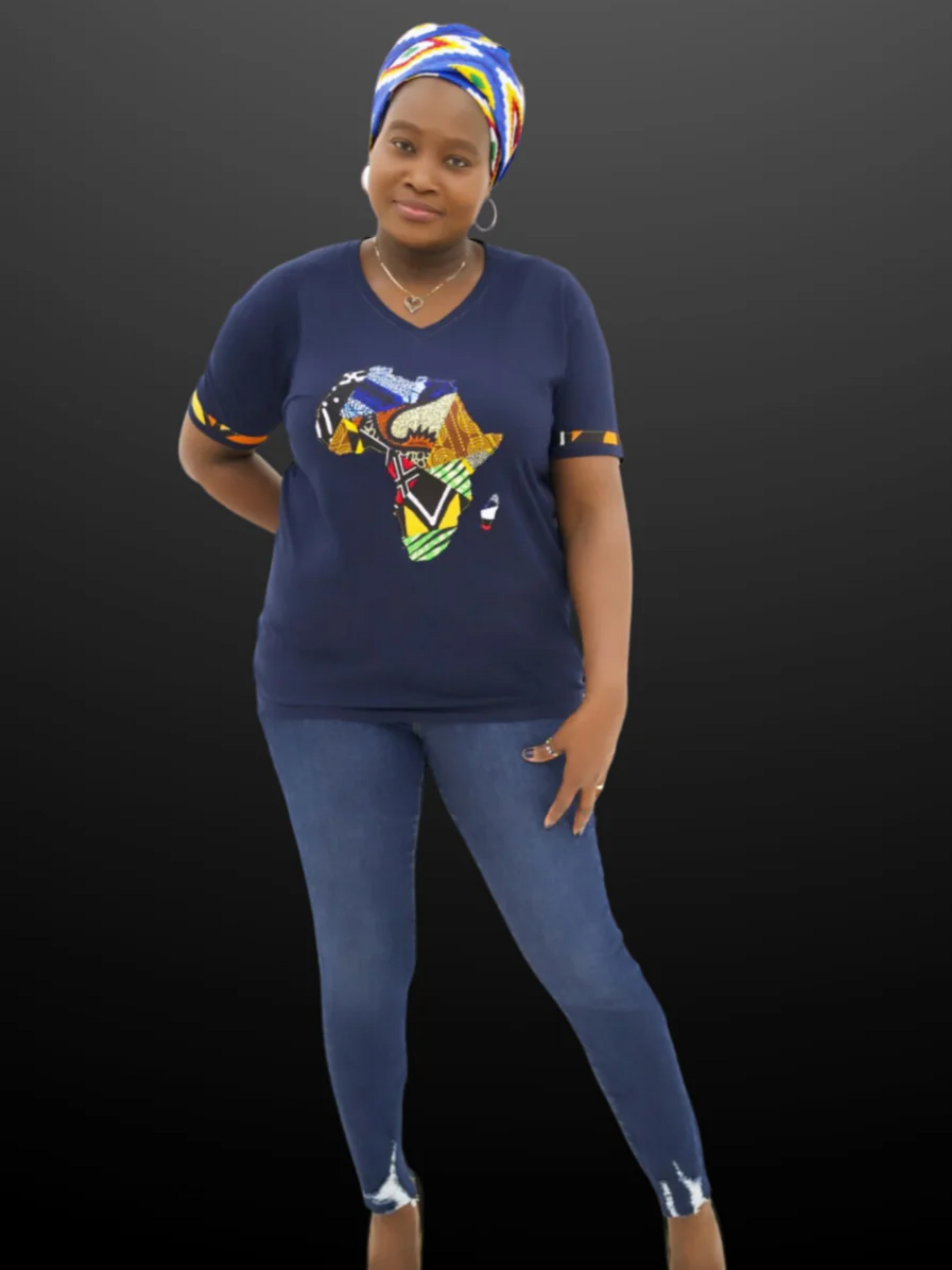 Talibé African Map T-shirt