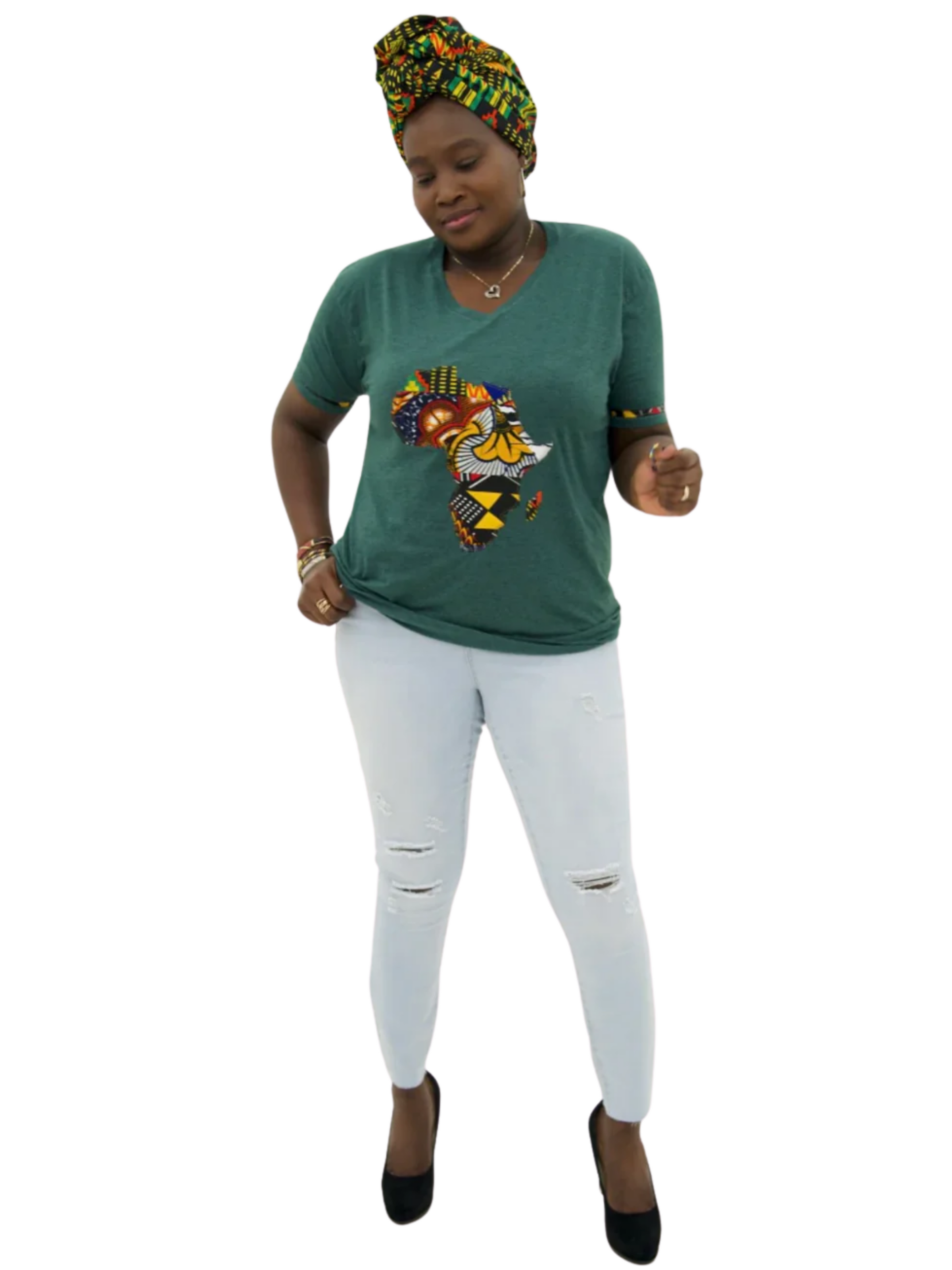 Sunah African Map T-Shirt