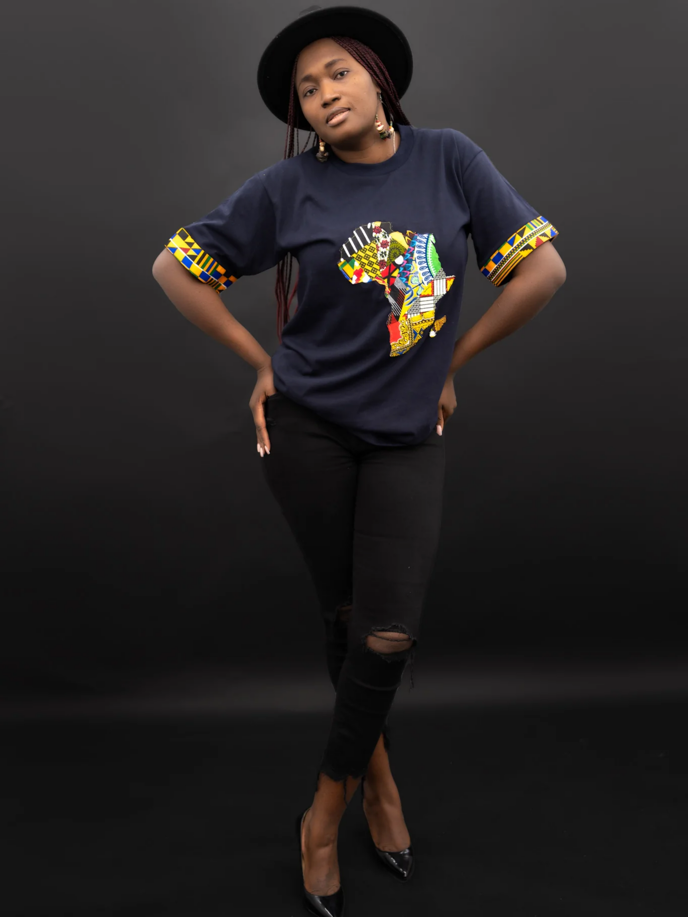 Nana African Map T-Shirt