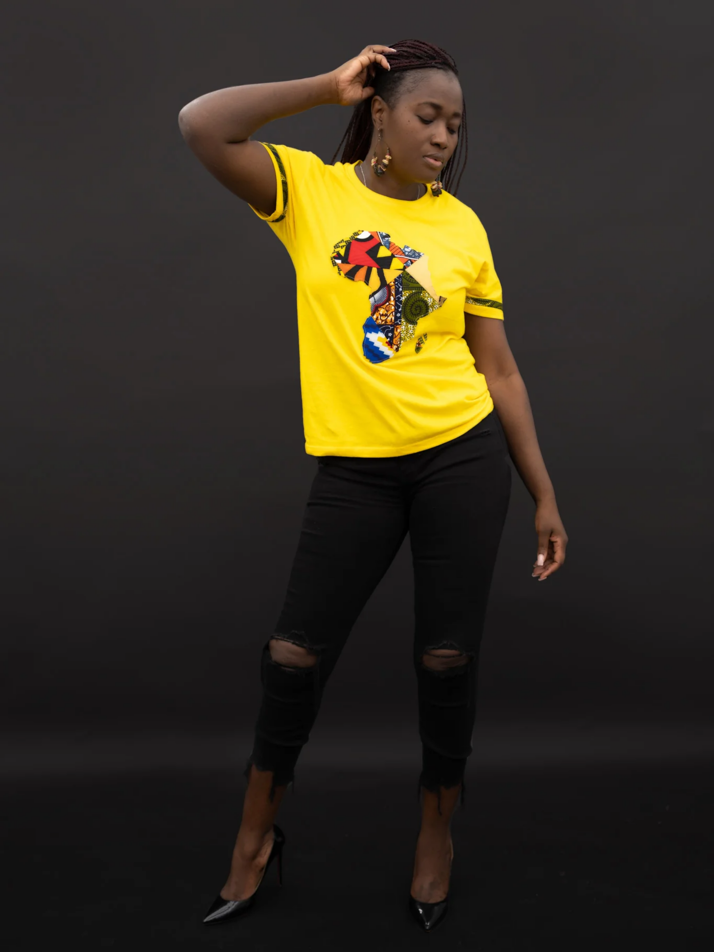Jaune African Map T-Shirt