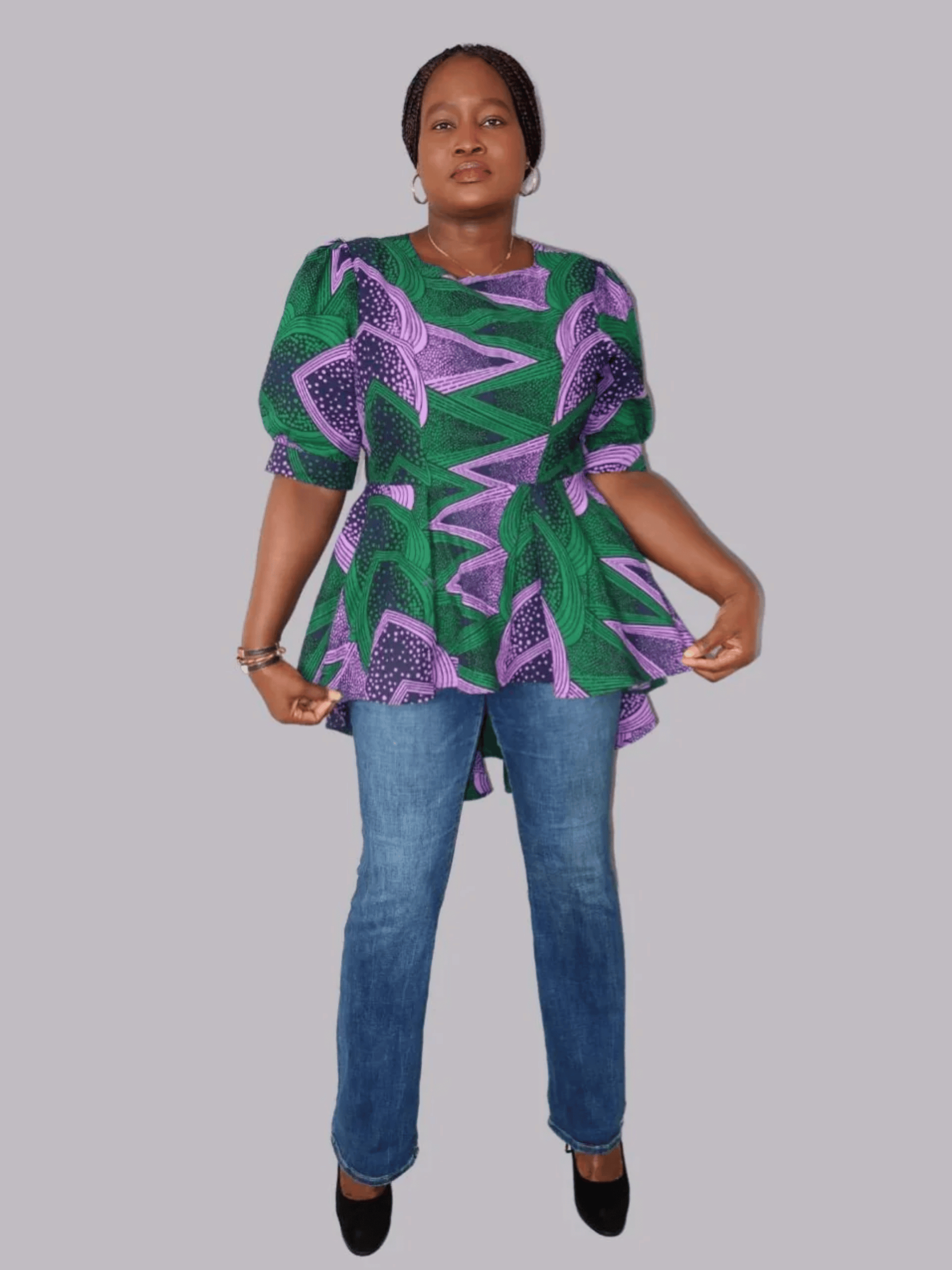 Mogatta Peplum Top