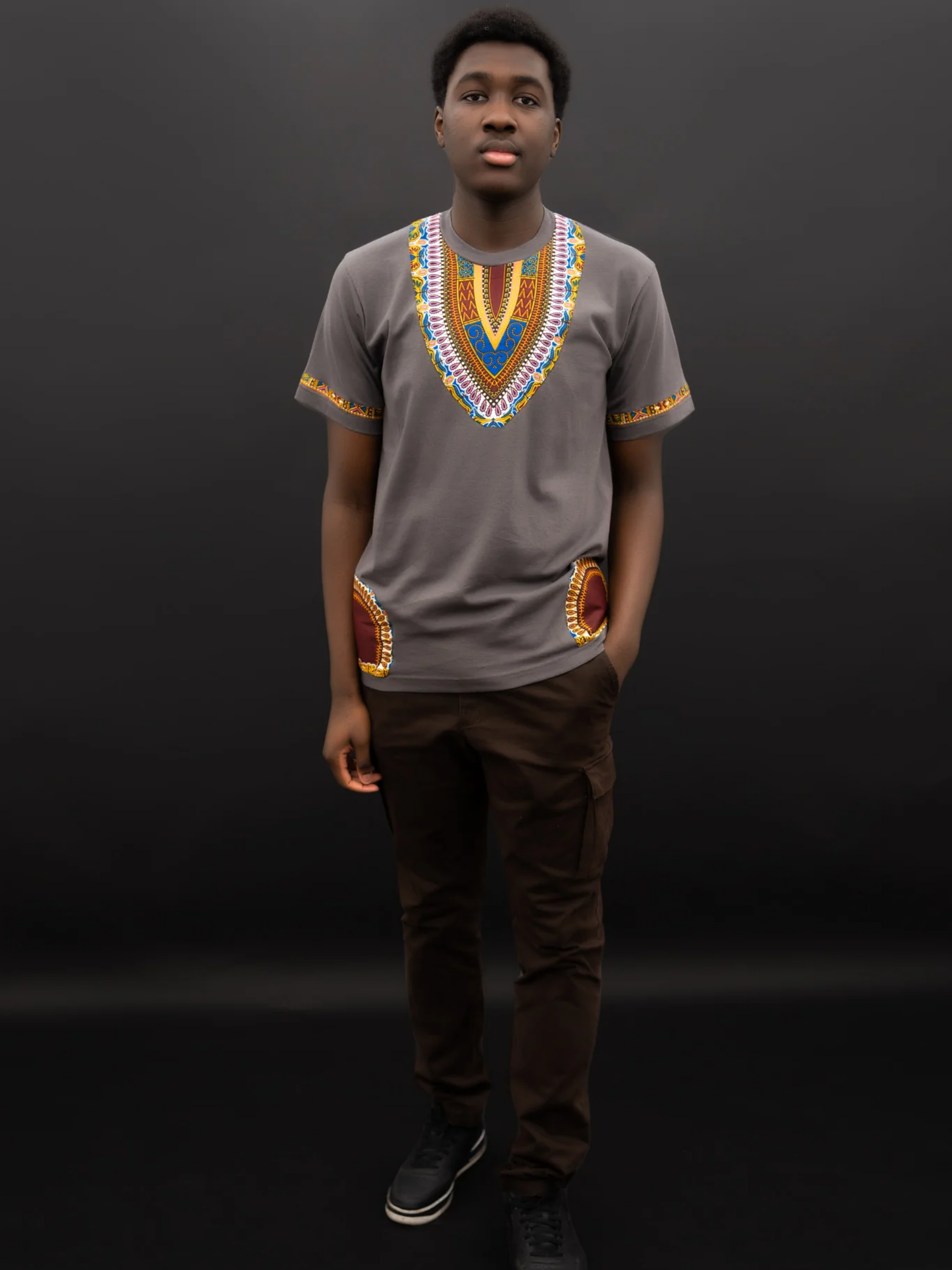 Asima T-shirt Dashiki unisexe