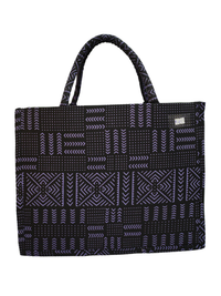 CoquetteKouture Purple Ankara Handbag