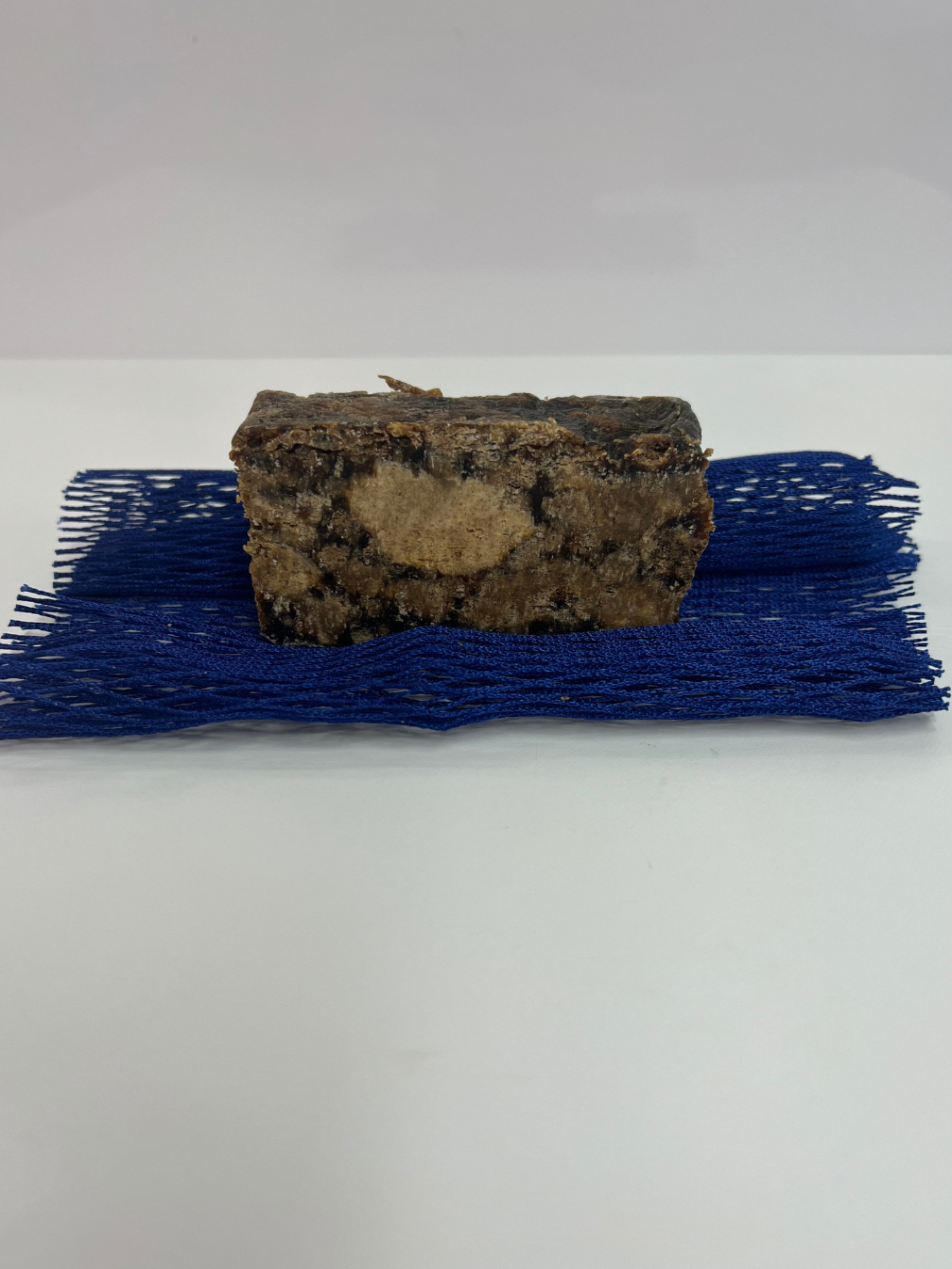 African Raw Black Soap, African Exfoliant Sponge Sample Kit