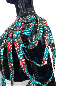 Ankara Neck Piece & Head Wrap Set