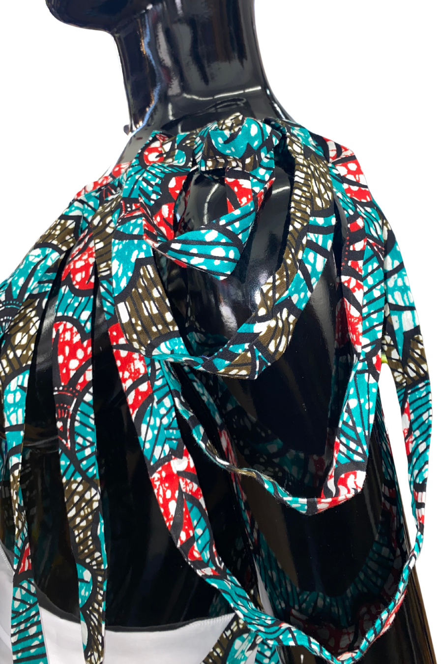 Ankara Neck Piece & Head Wrap Set