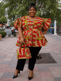 Karau Peplum Top