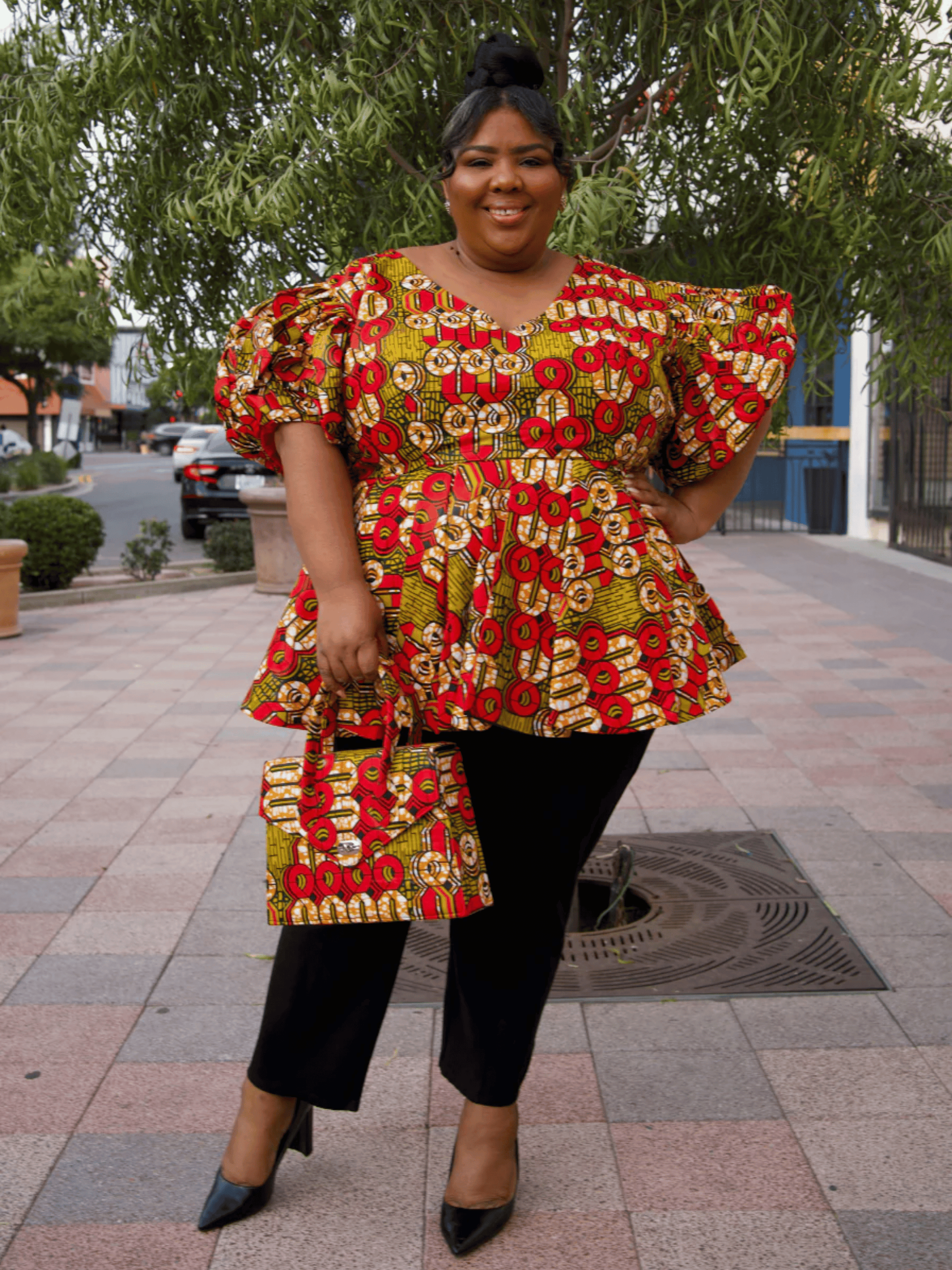 Karau Peplum Top