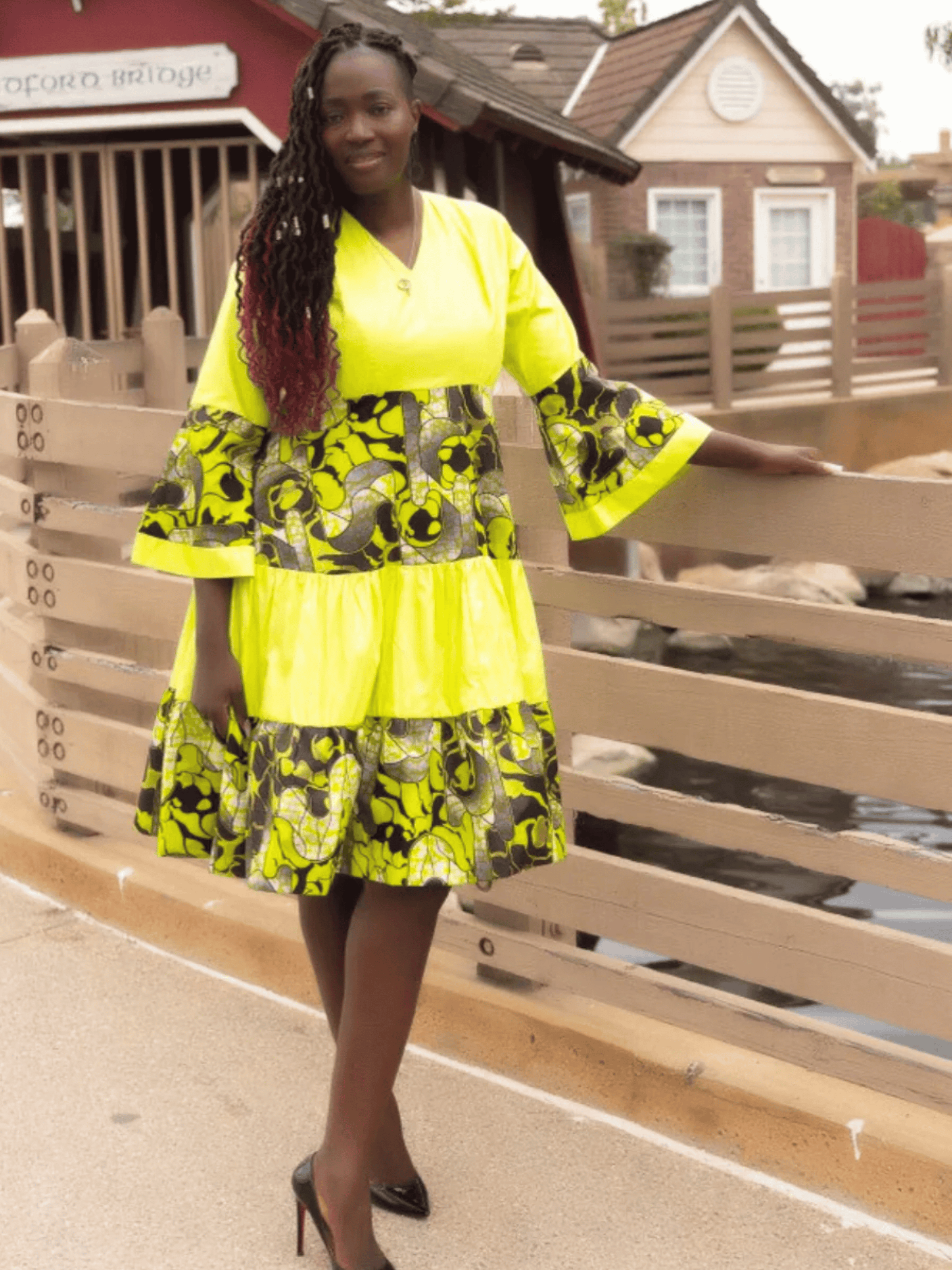 Mokutan Midi Dress