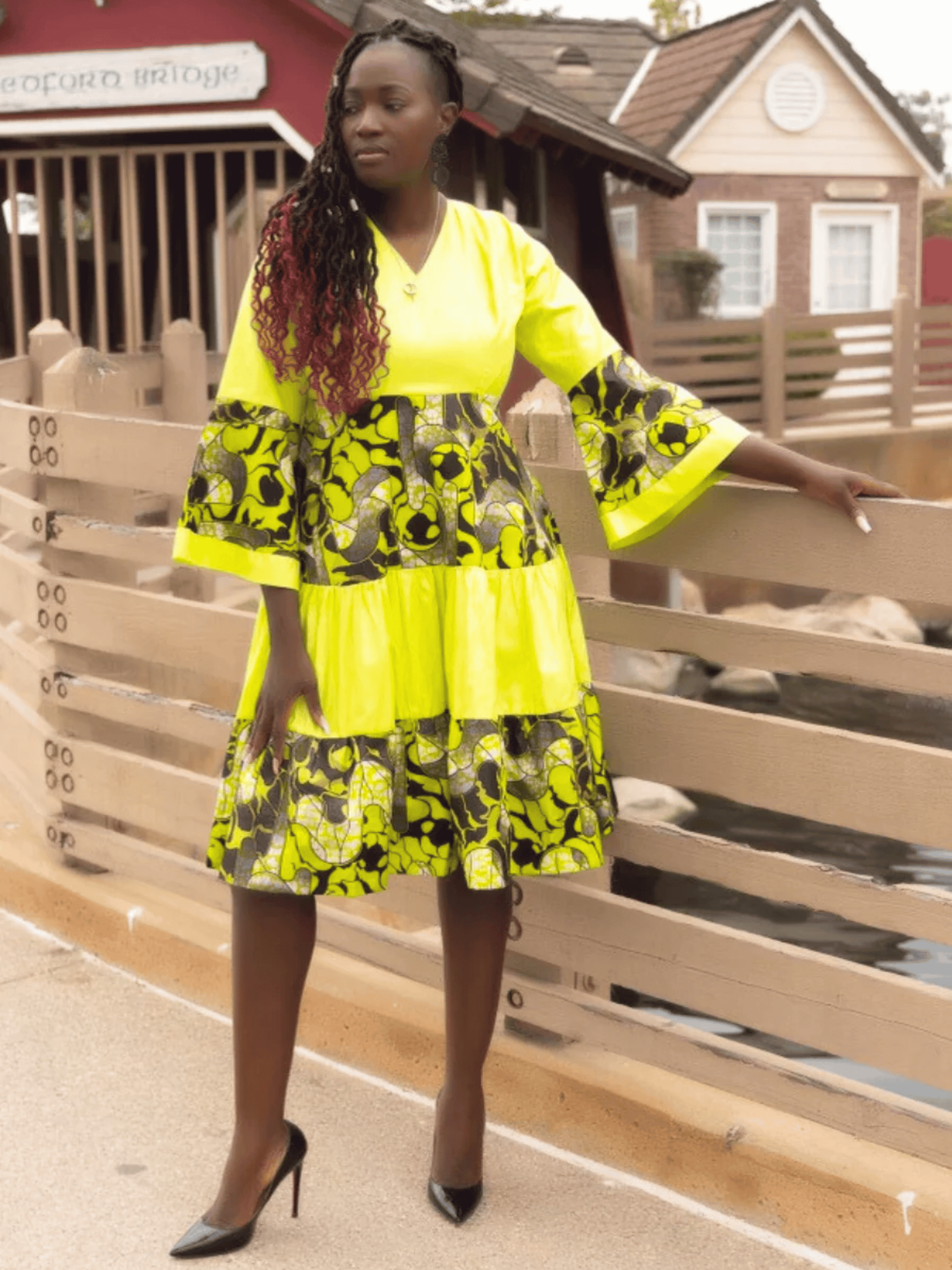 Mokutan Midi Dress