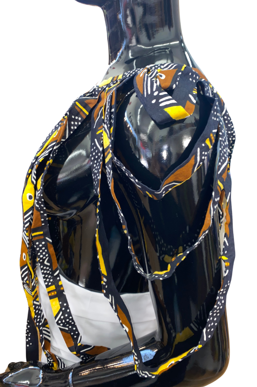Ankara Neck Piece & Head Wrap Set
