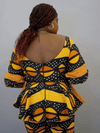 Rukaya Peplum Top