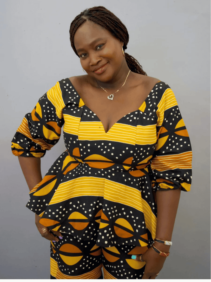 Rukaya Peplum Top
