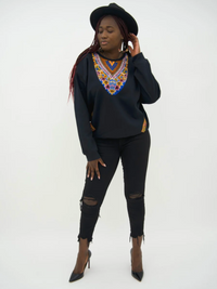 Afwua Unisex Dashiki Sweatshirt