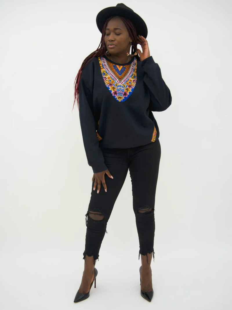 Afwua Unisex Dashiki Sweatshirt