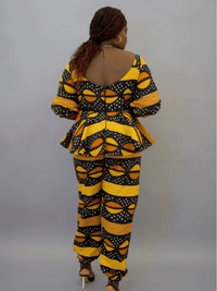 Rukaya Peplum Top