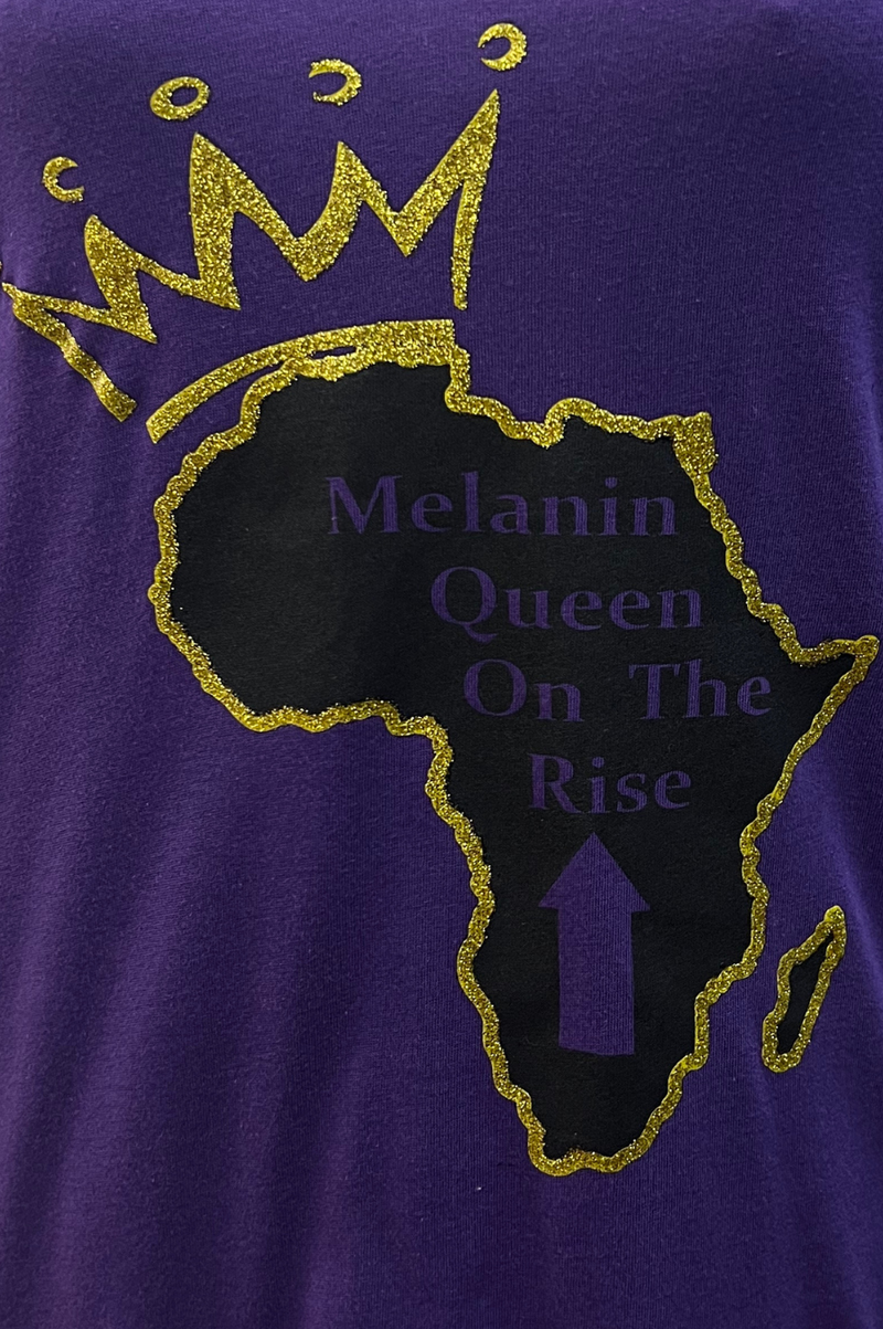 Melanin Queen On The Rise T-Shirt
