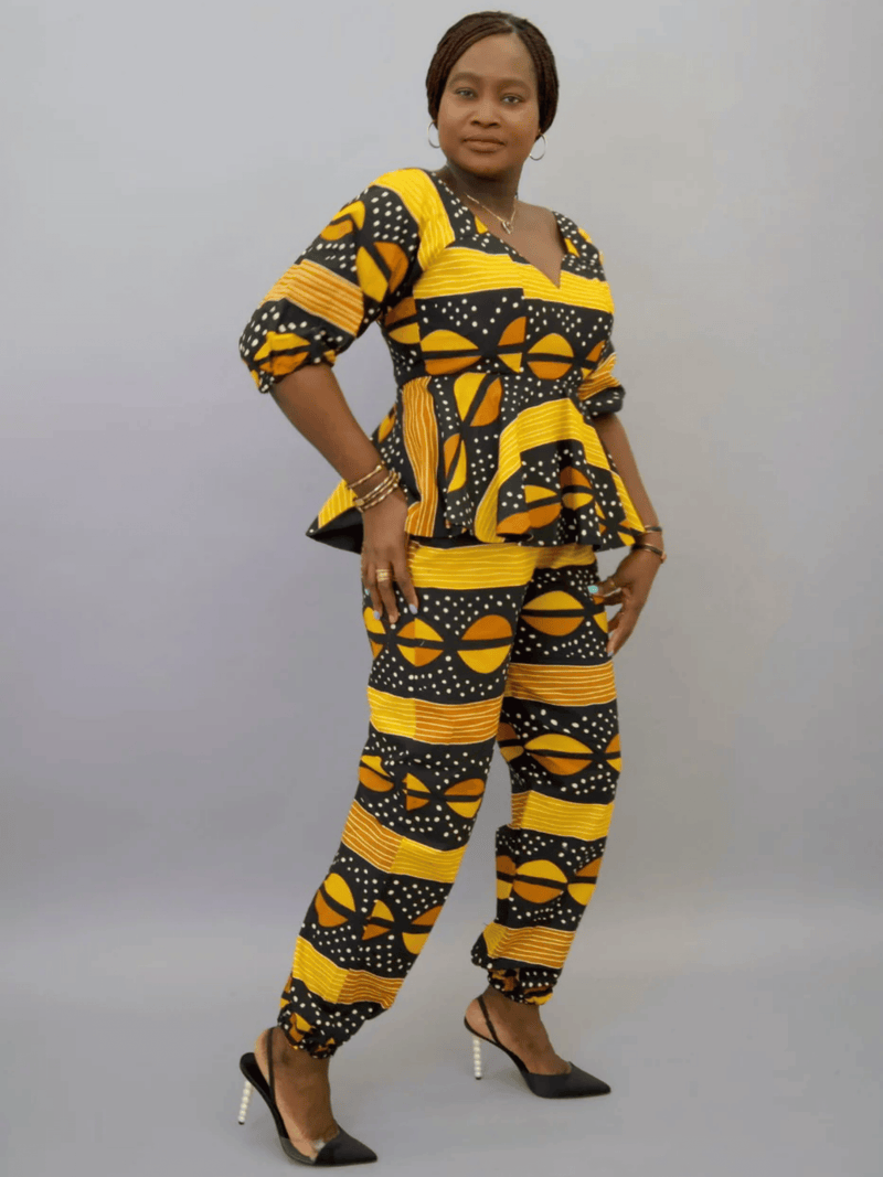 Rukaya Peplum Top