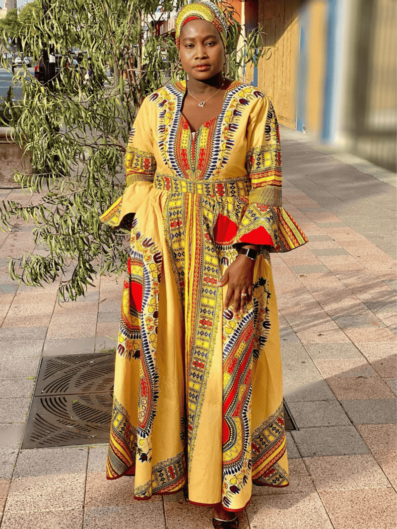 Dashie Gold Duster (Flare Sleeves)
