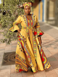 Dashie Gold Duster (Flare Sleeves)