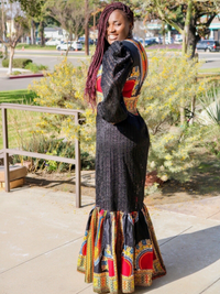 Dashie Black Long Dress