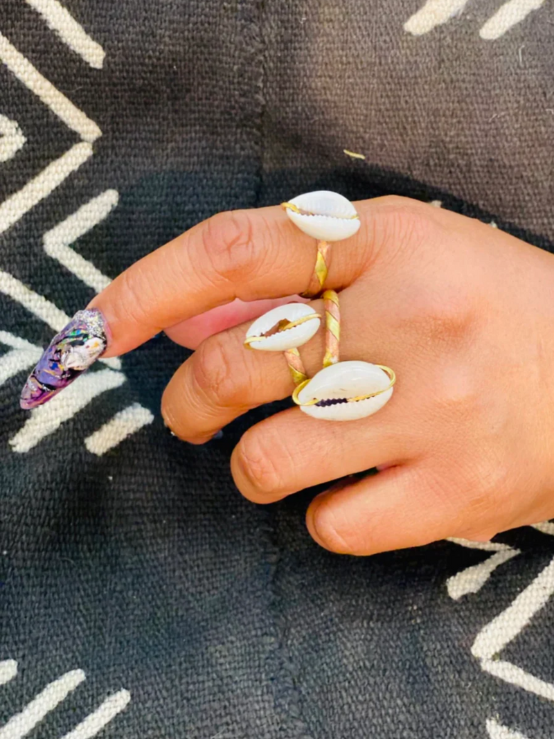 Cowrie Ring