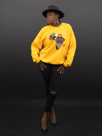 Sweat carte africaine Semie