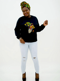 Sweat carte africaine Power