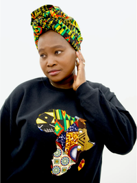 Sweat carte africaine Power