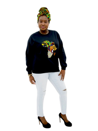 Sweat carte africaine Power