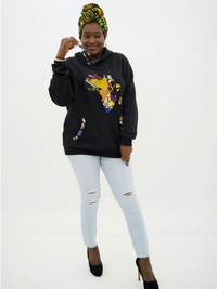 Kilode African Map Hoodie