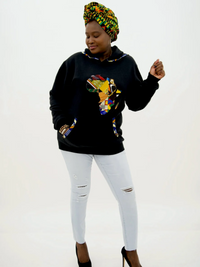 Kilode African Map Hoodie