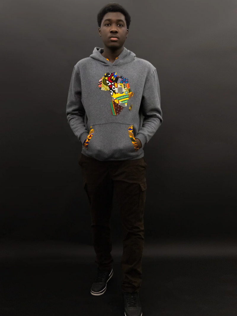 Nuche Carte Africaine Sweat à Capuche