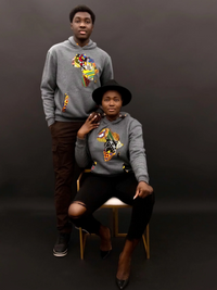Nuche Carte Africaine Sweat à Capuche