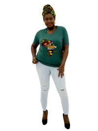 Sunah African Map T-Shirt
