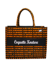 CoquetteKouture Orange Ankara Handbag