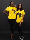 T-shirt jaune carte africaine