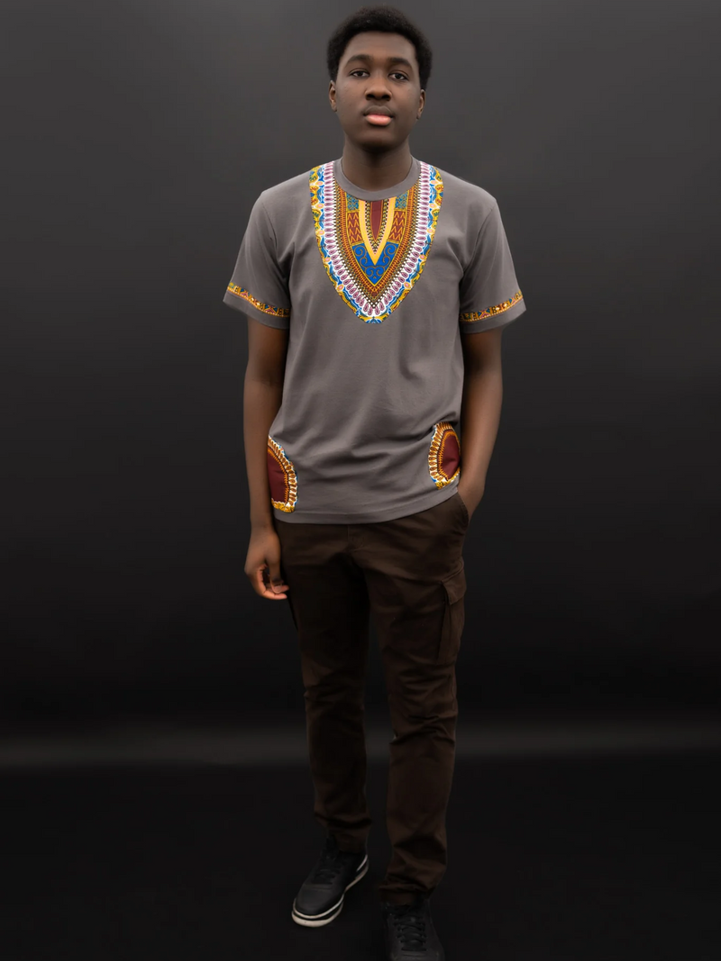 Asima T-shirt Dashiki unisexe