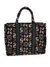 CoquetteKouture Brown Ankara Handbag
